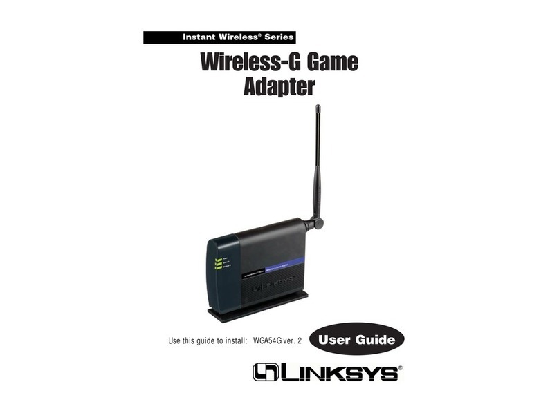 Linksys WGA54GV2 user guide