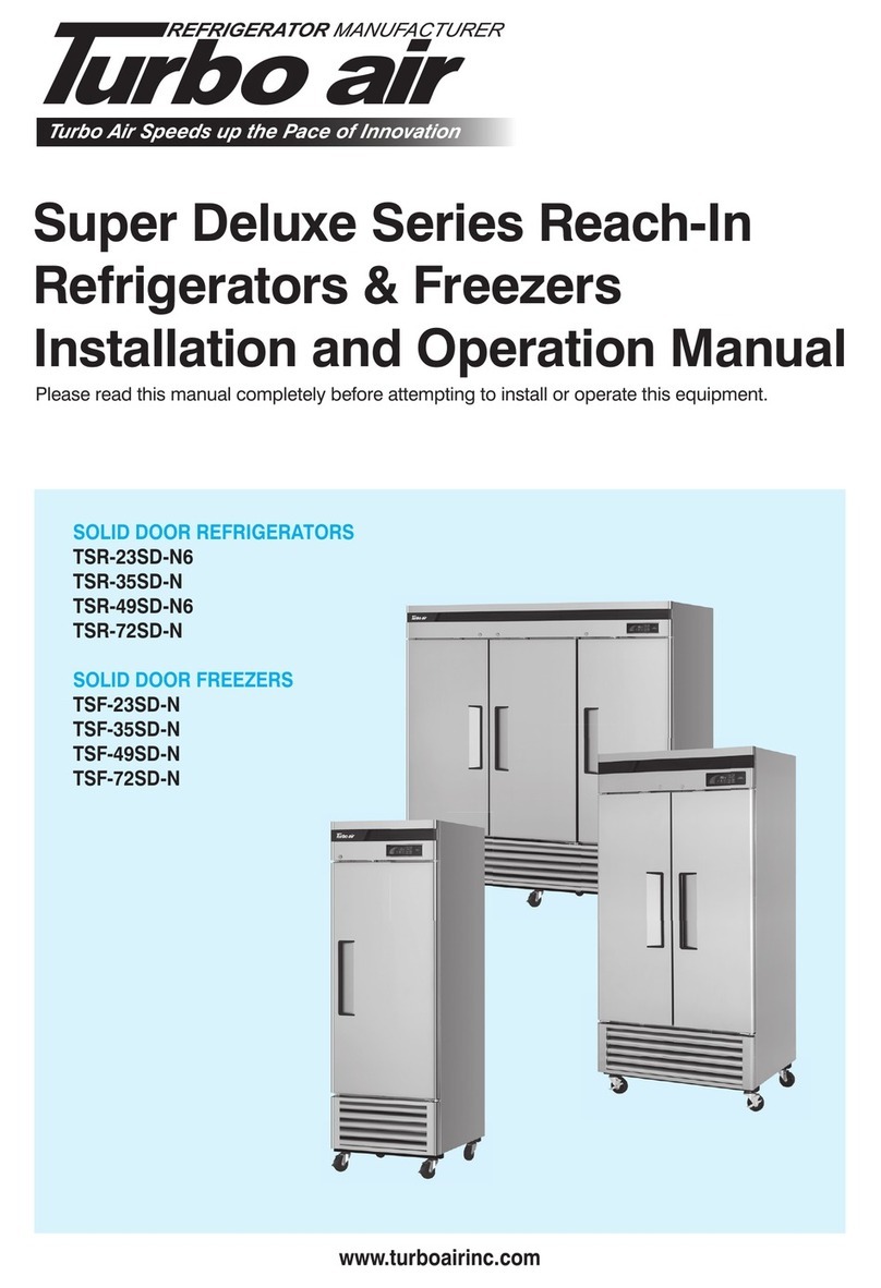 Turboair Super Deluxe TSR-35SD-N User manual