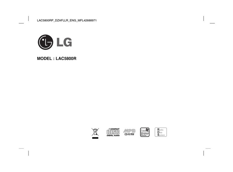 LG LAC5800RP User manual