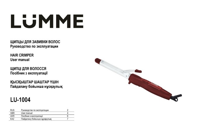 Lumme LU-1004 User manual