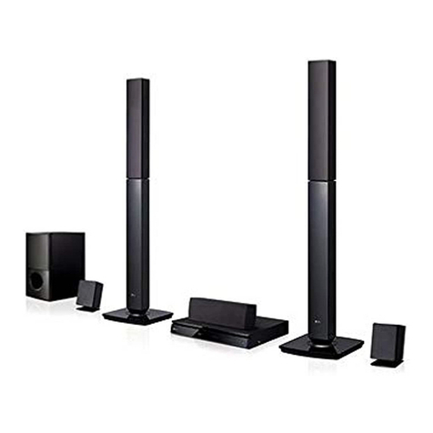 LG LHD645B Specification sheet