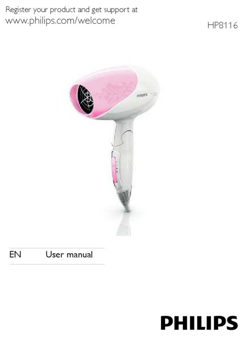 Philips HP8116/00 user manual