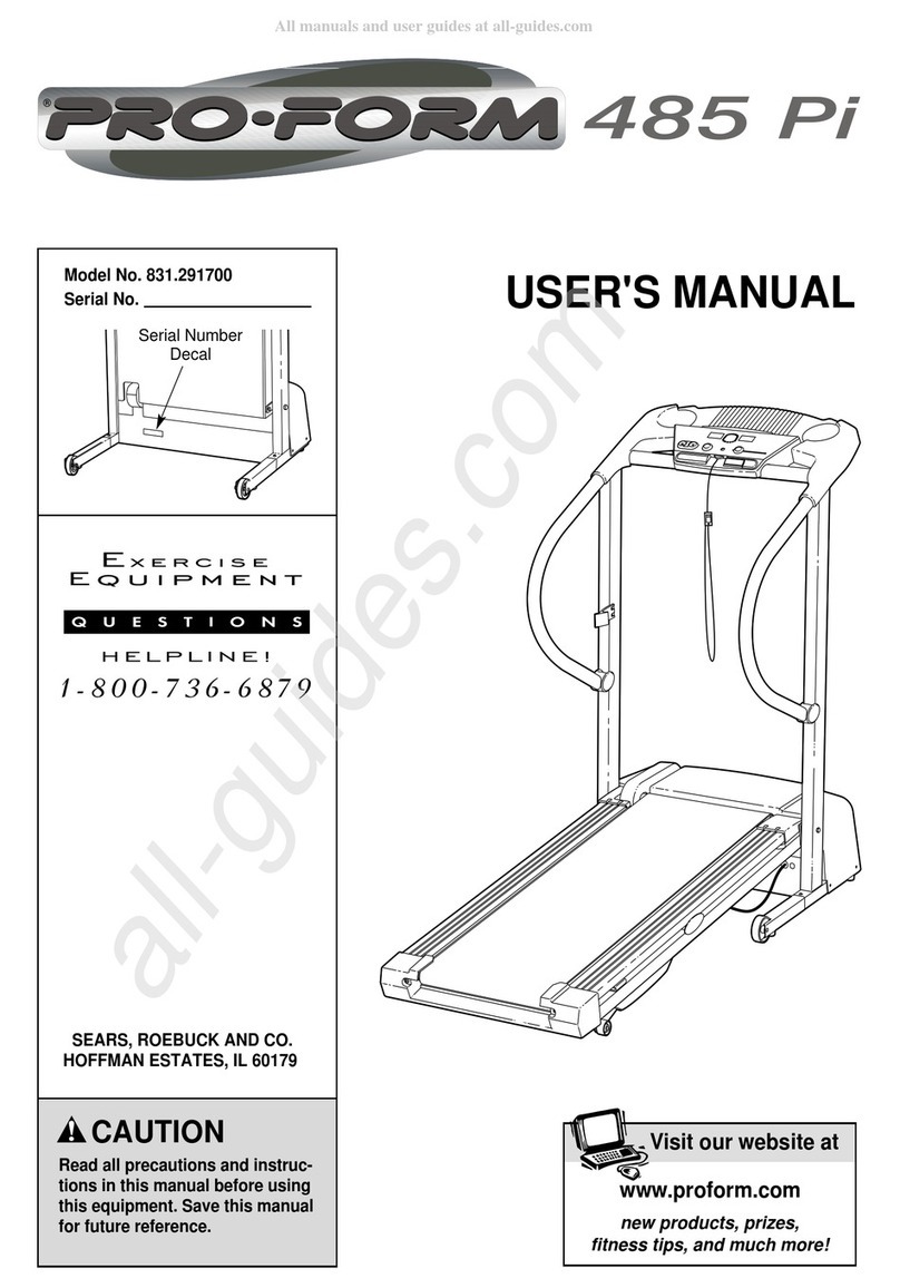 Pro-Form 831.291700 User manual