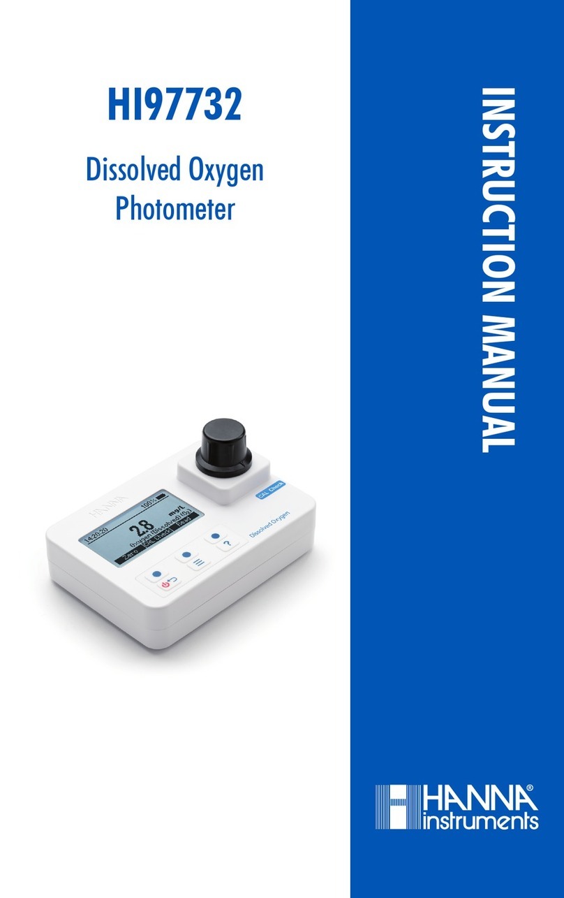 Hanna Instruments HI97732 User manual Hanna Instruments HI97732 User manual