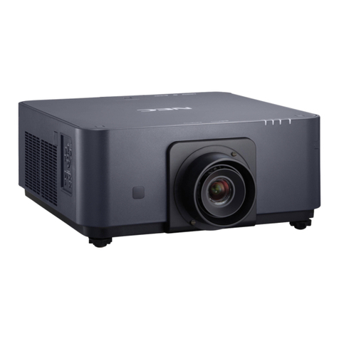 NEC PX602UL-BK User manual