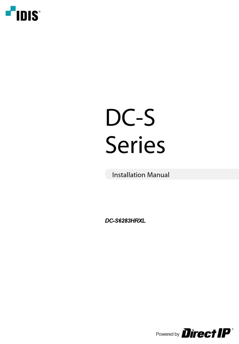 Idis DC-S SERIES User manual