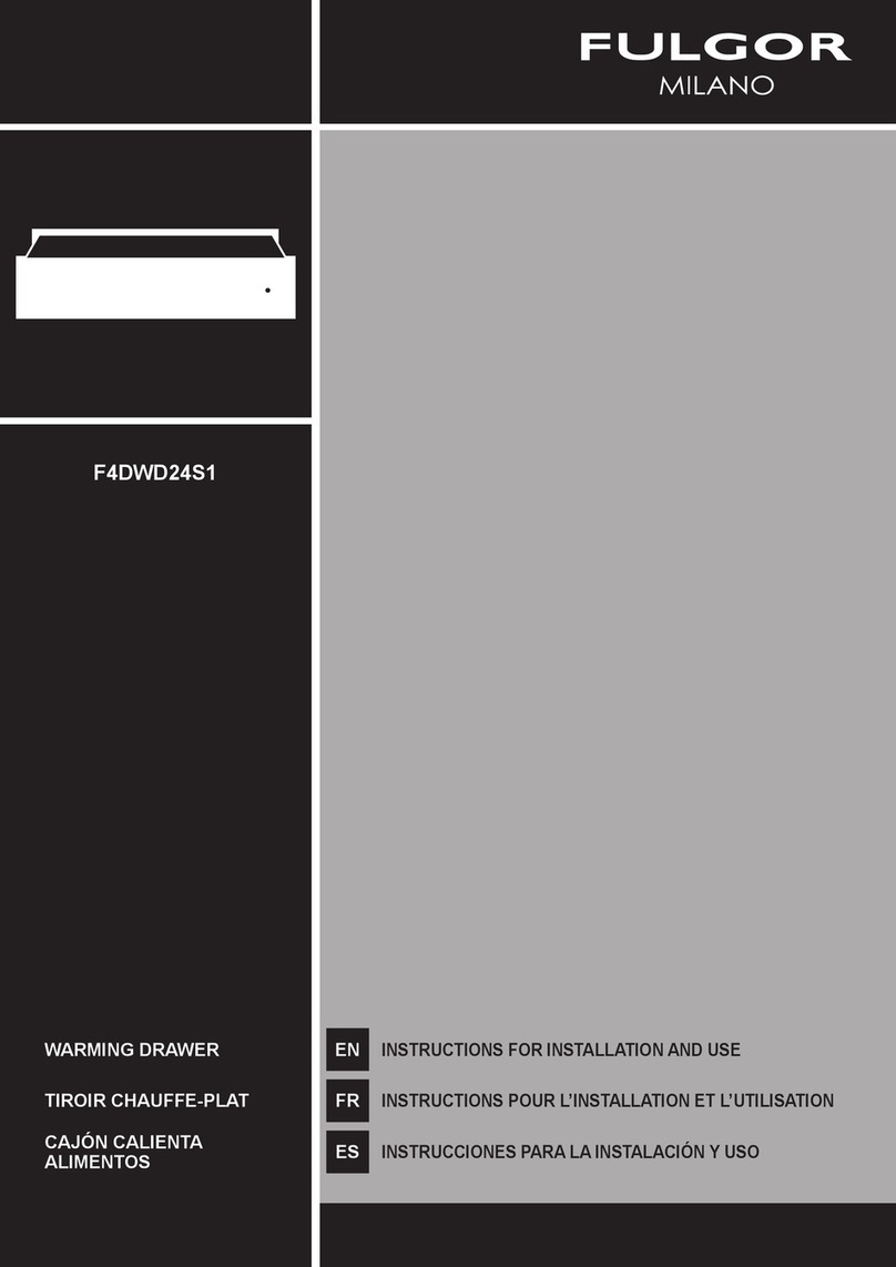 Fulgor Milano F4DWD24S1 User manual