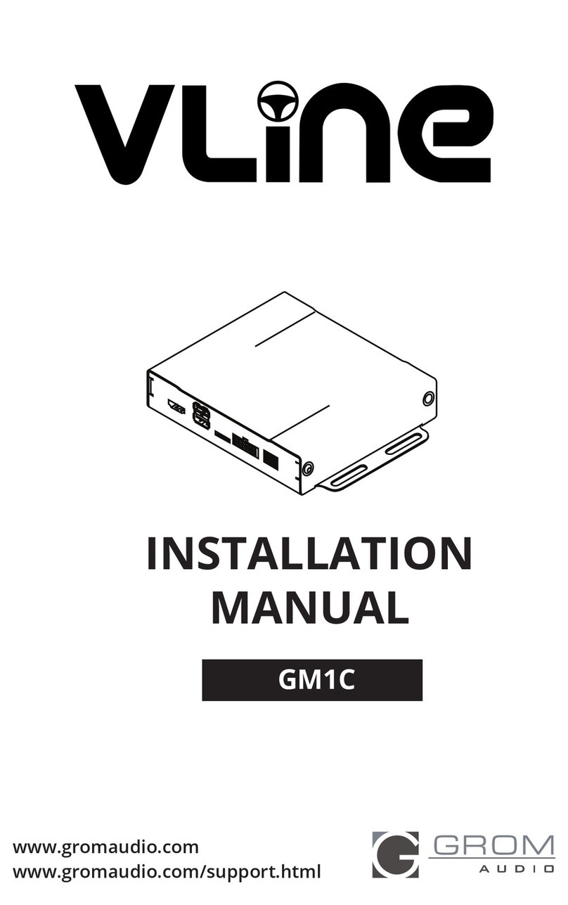 GROM Audio VLine GM1C installation manual