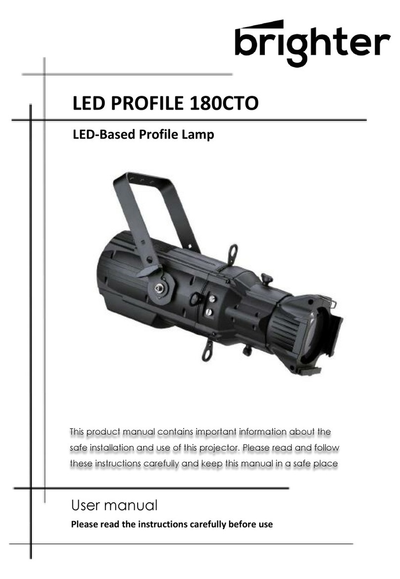 Brighter LED PROFILE 180CTO User manual