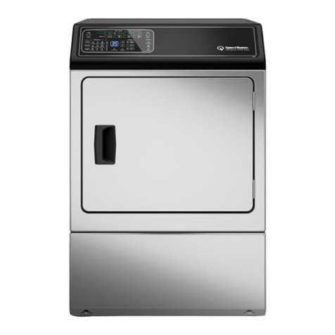 Alliance Laundry Systems Speed Queen DF7000SE User manual