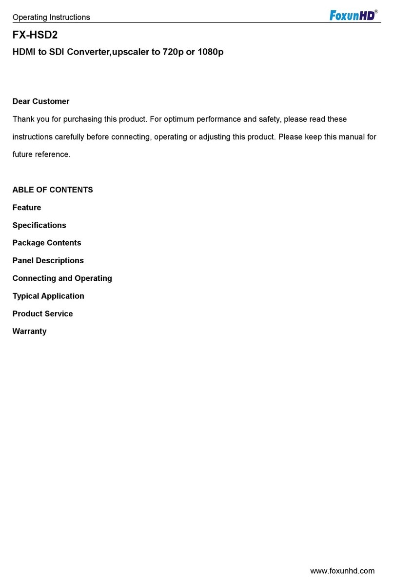 foxunhd FX-HSD2 operating instructions
