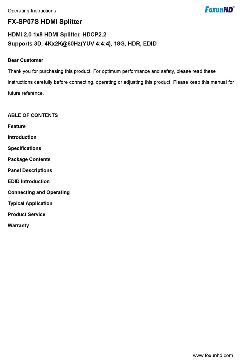 foxunhd FX-SP07S operating instructions