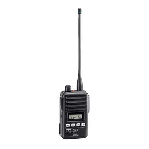 Icom IC-F60V SERIES User manual