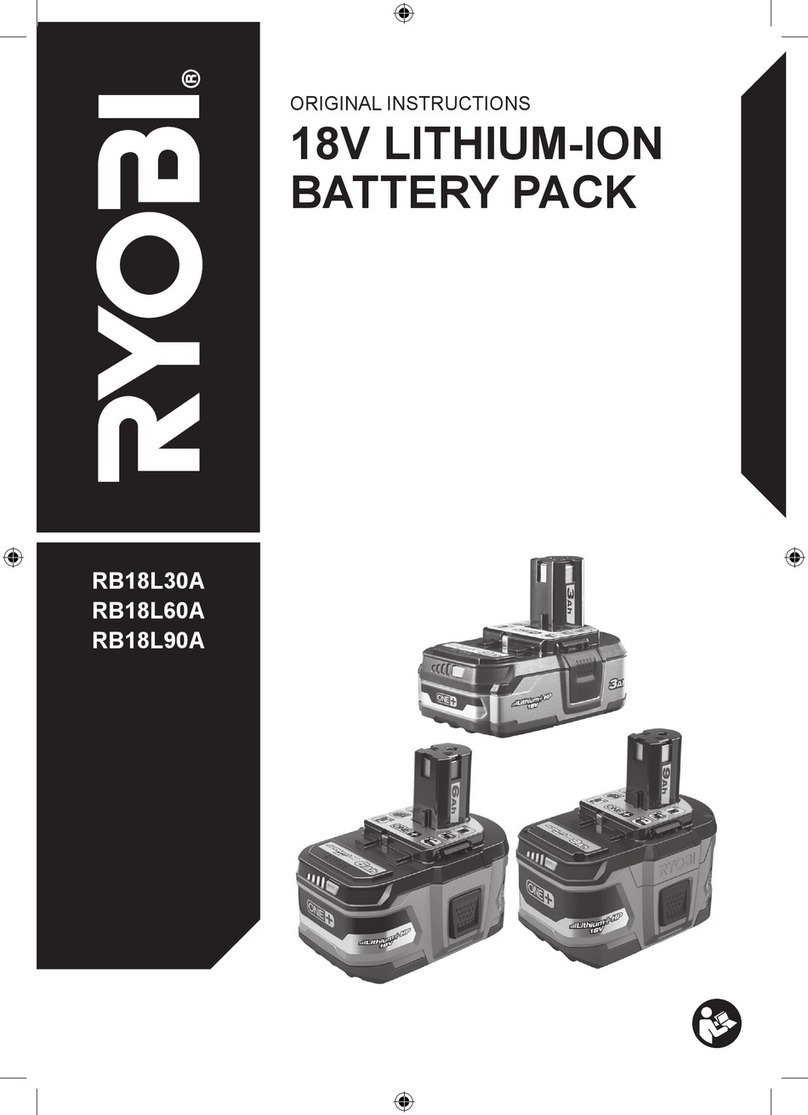 Ryobi ONE+ RB18L30A Original instructions