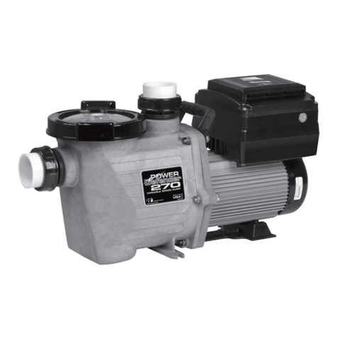 Waterway PD-270 owner's manual