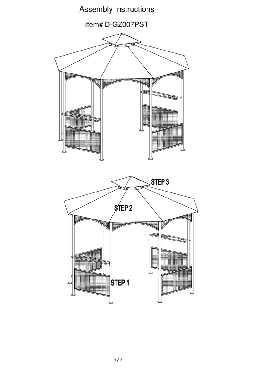 Sunjoy D-GZ007PST User manual Sunjoy D-GZ007PST User manual