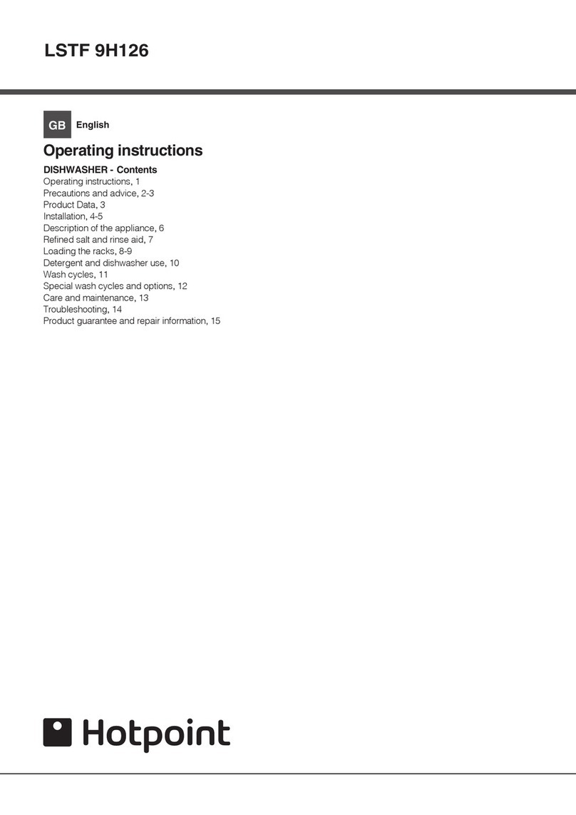 Hotpoint LSTF 9H126 User manual
