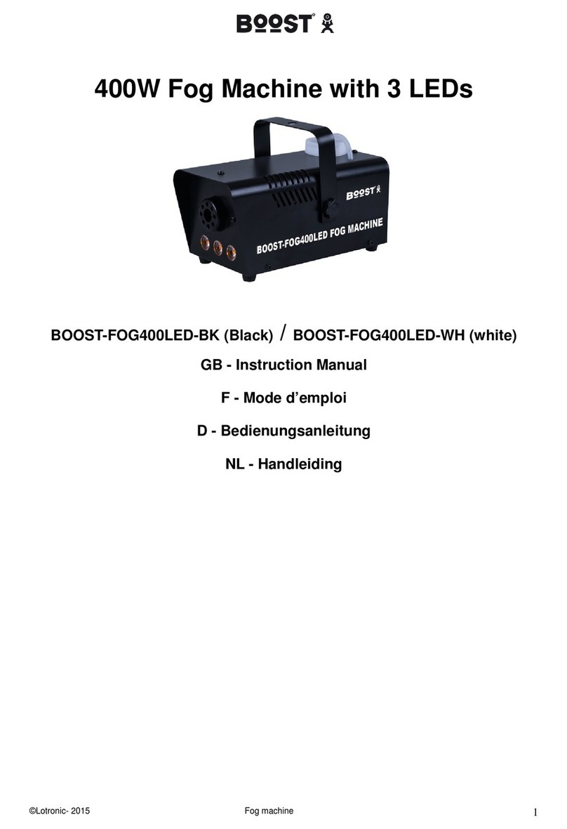 Boost BOOST-FOG400LED-BK User manual