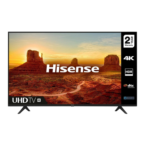 Hisense 55A7100FTUK User manual