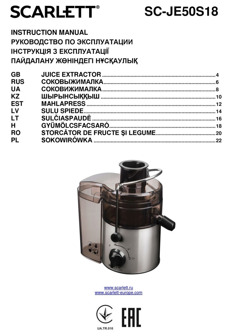 Scarlett SC-JE50S18 instruction manual