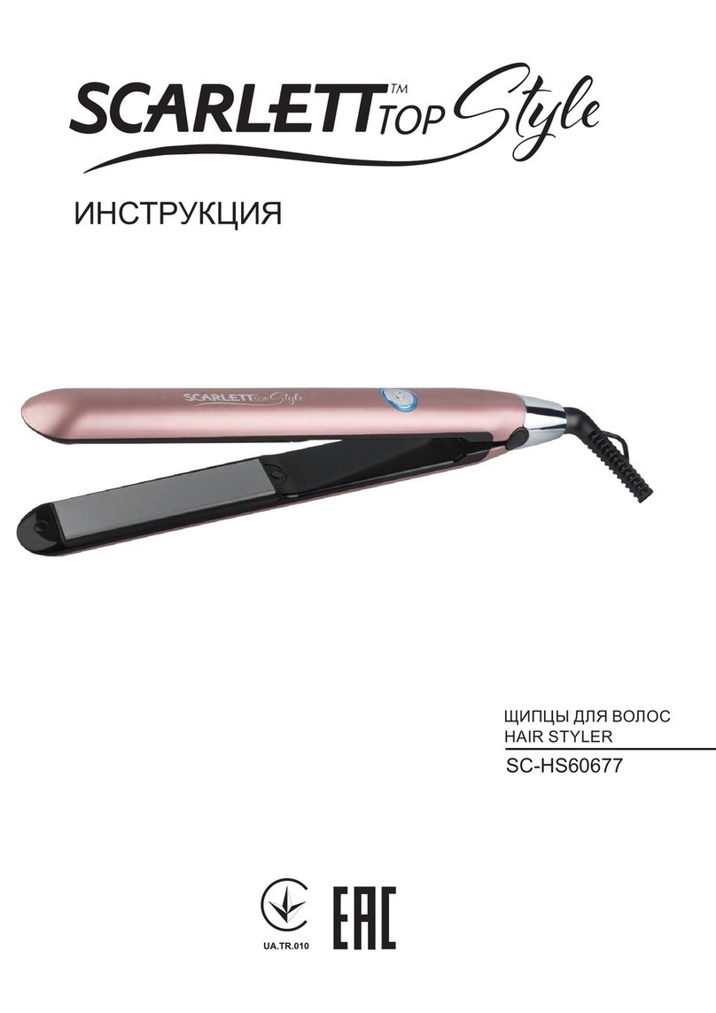 Scarlett TOP STYLE SC-HS60677 User manual
