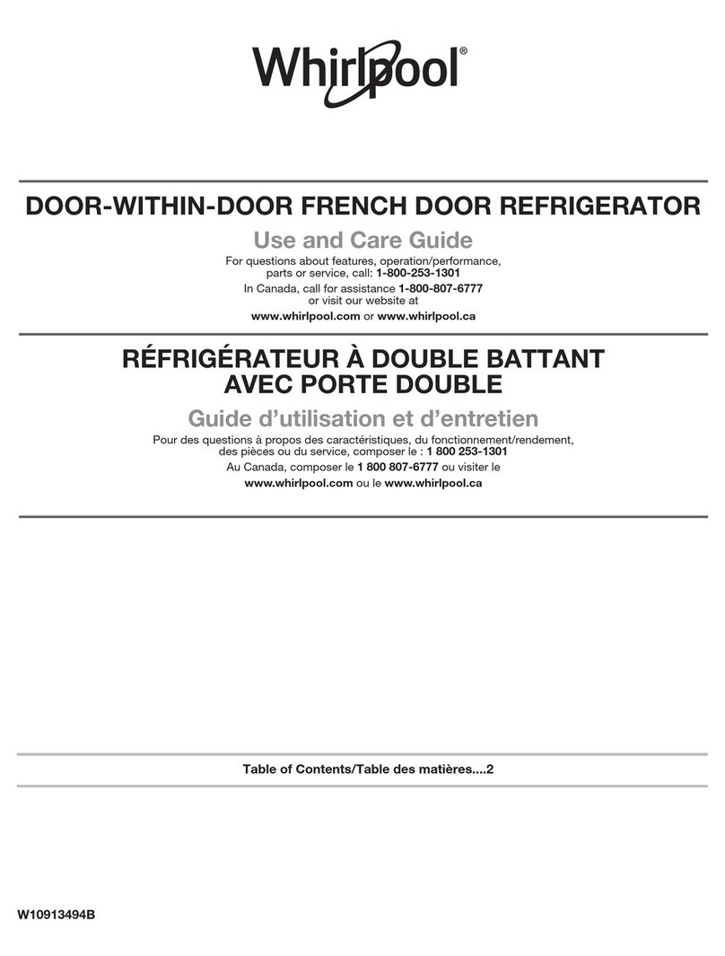 Whirlpool WRF974CIHV00 User manual