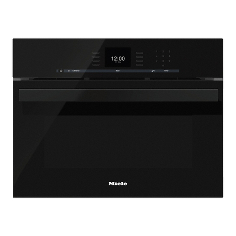 Miele DGC 6500-1 Operating and installation instructions