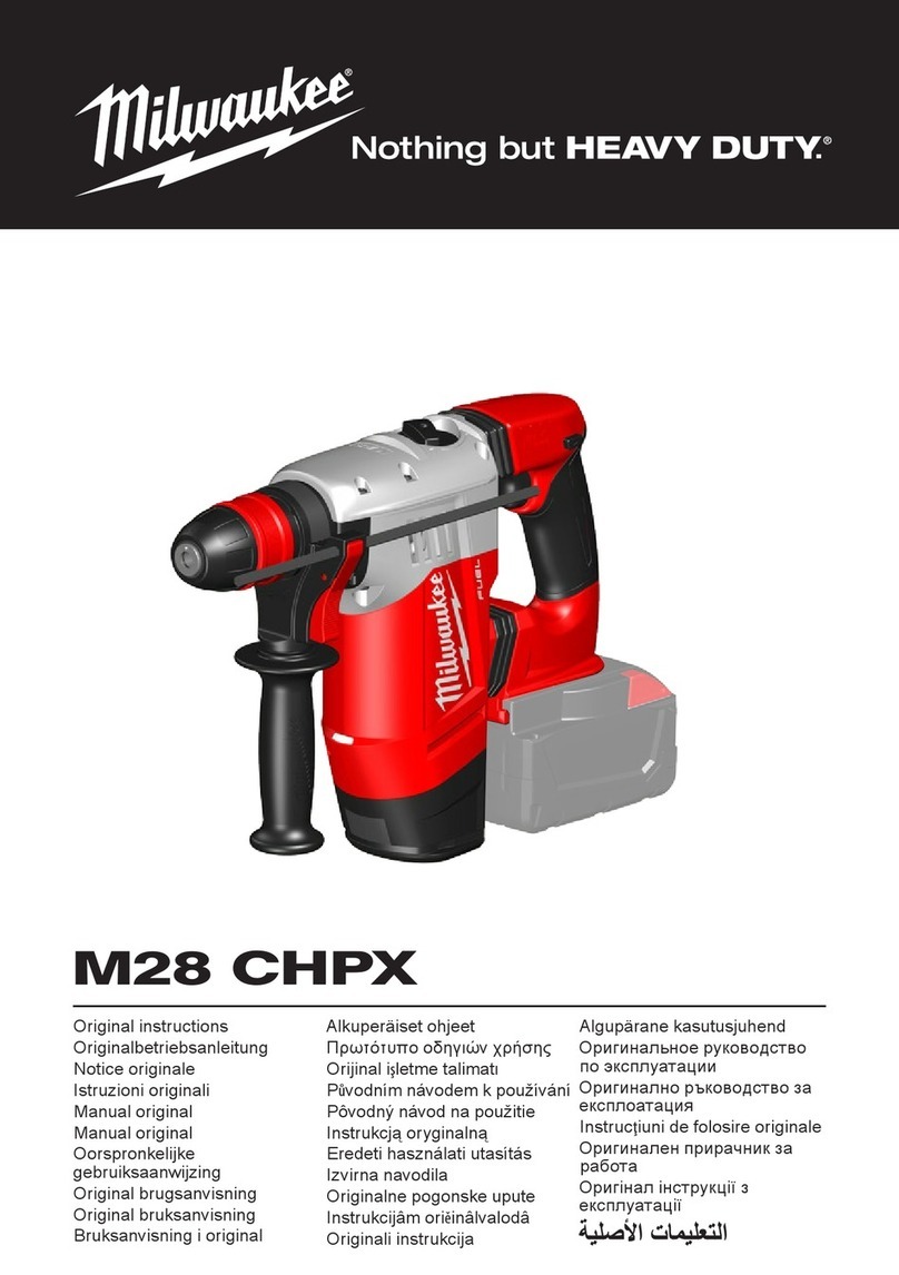 Milwaukee M28 CHPX-0 Original instructions