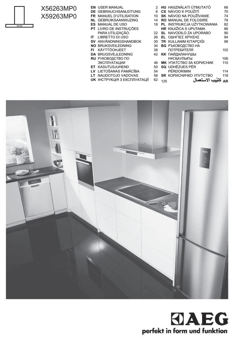 AEG X56263MP0 user manual