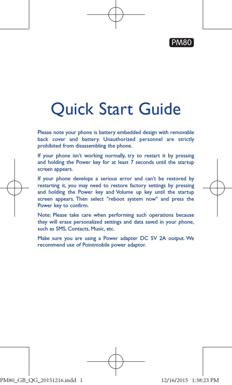 Point Mobile PM80G User manual Point Mobile PM80G User manual