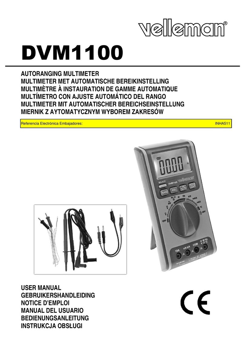 Velleman INHA511 user manual