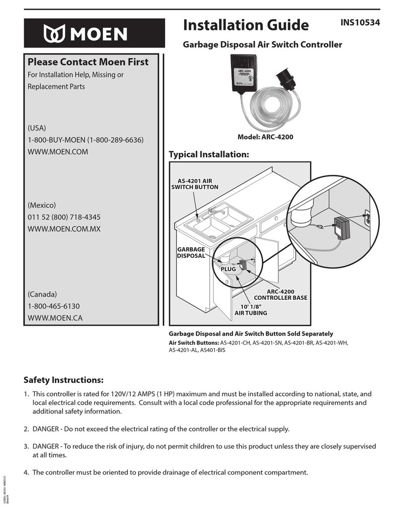 Moen ARC-4200 User manual