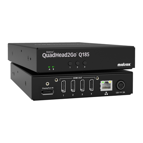 Matrox QuadHead2Go Q185 user guide