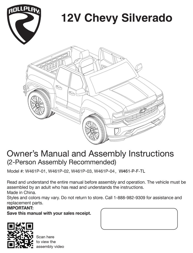 Rollplay W461P-02 Assembly instructions Rollplay W461P-02 Assembly instructions