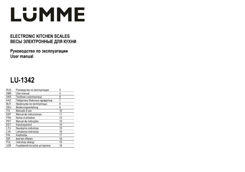 Lumme LU-1342 User manual Lumme LU-1342 User manual
