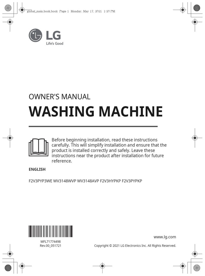 LG F2V3PYP3WE User manual