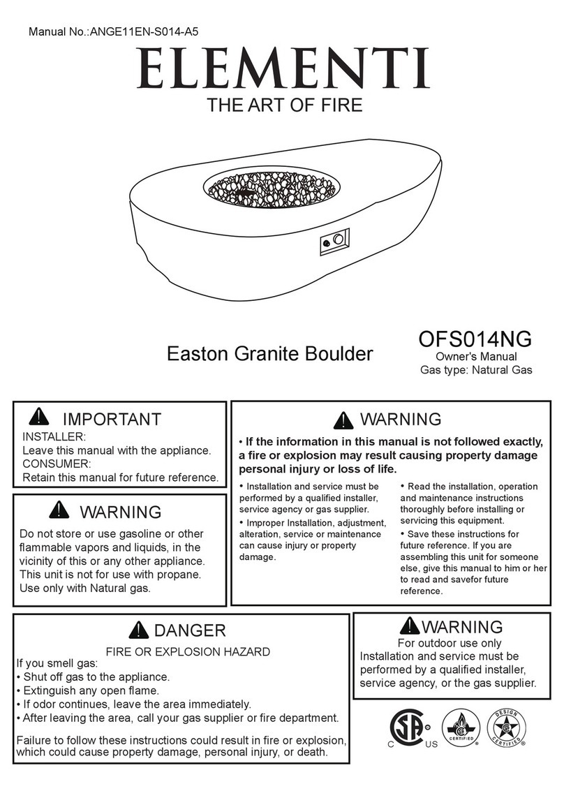ELEMENTI OFS014NG User manual