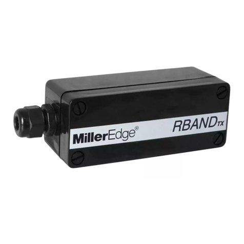 Miller Edge RBand RB-TX10 installation instructions