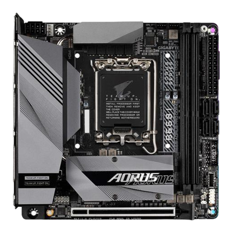 Gigabyte B660I AORUS PRO DDR4 user manual