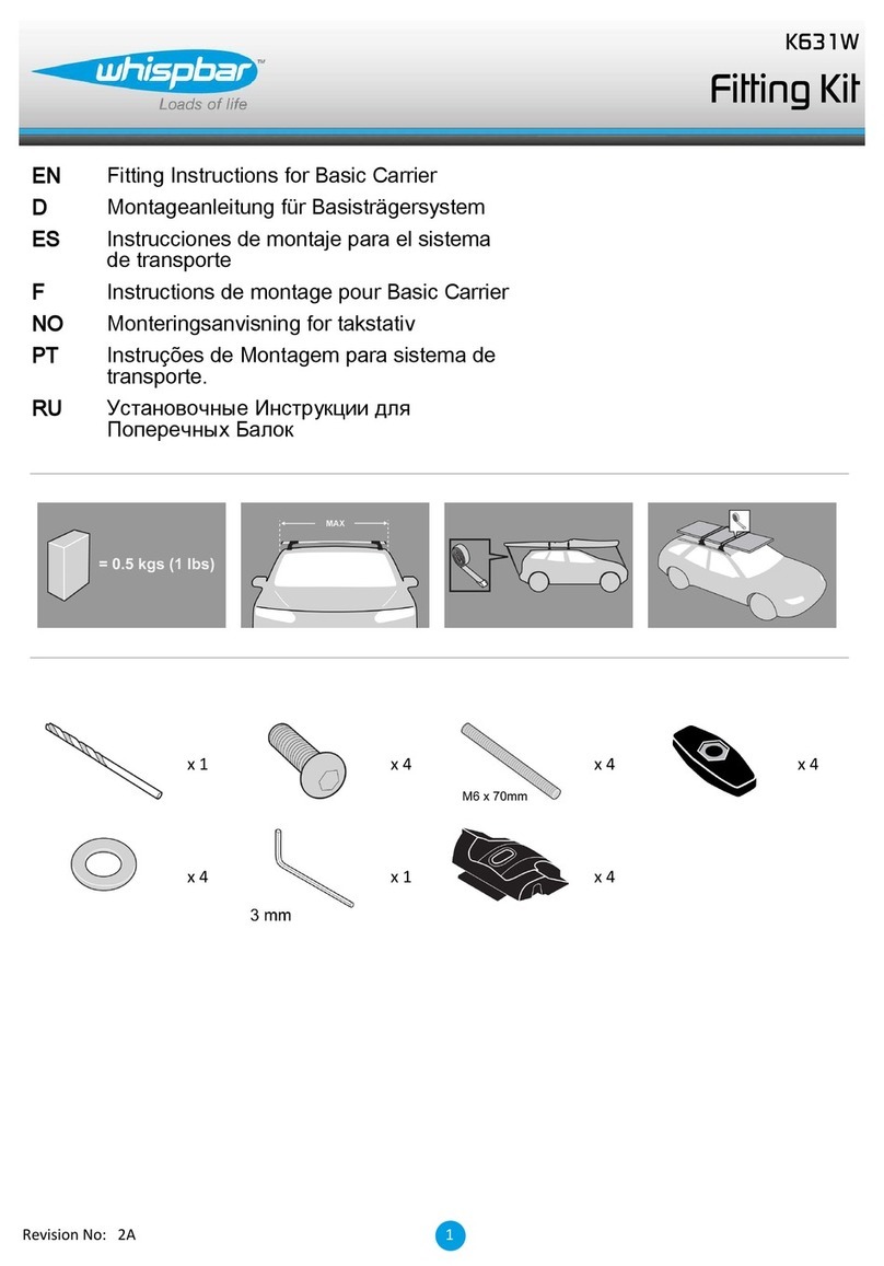 Whispbar K631W User manual