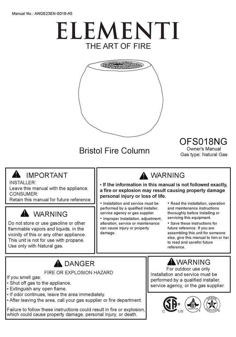 ELEMENTI Bristol User manual