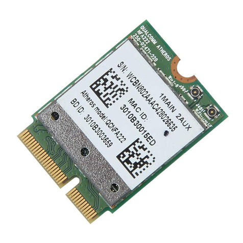 Atheros QCNFA222 User manual