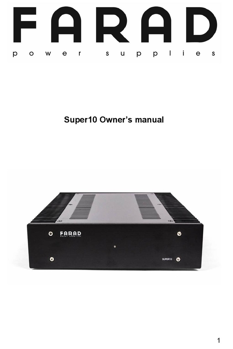 Farad Super10 owner's manual