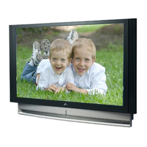 Zenith Z56DC1D - 56" DLP HDTV Operating and maintenance manual