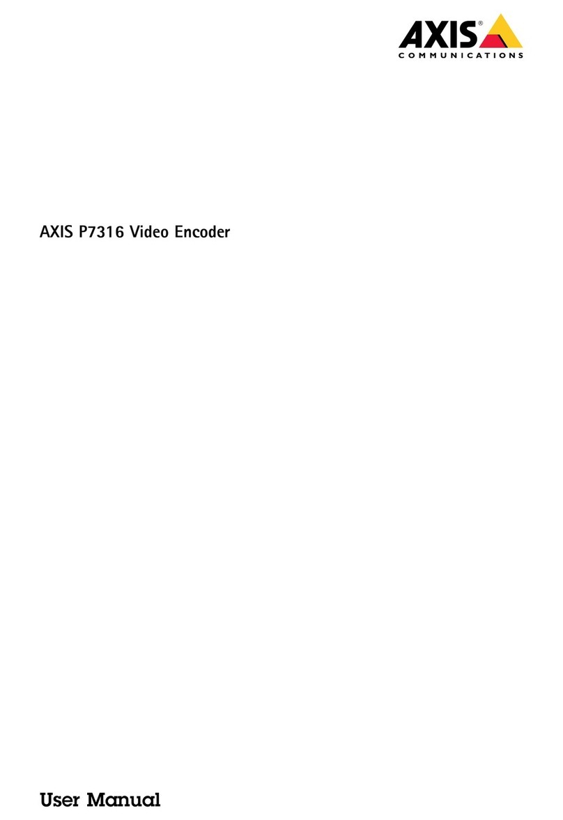 Axis P7316 user manual