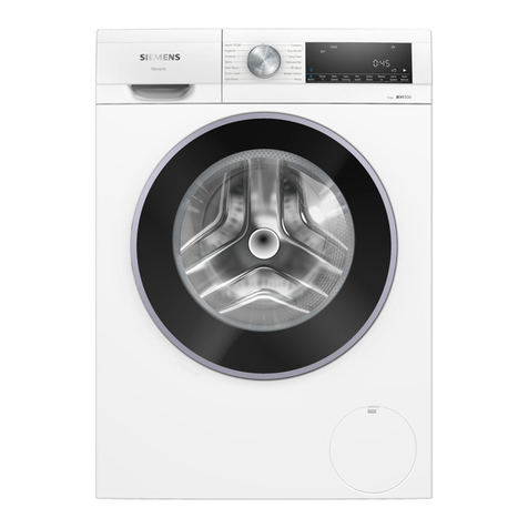Siemens WG54G201GB User manual and installation instructions