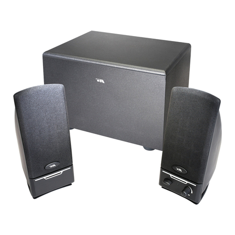 Cyber Acoustics CA-3000 owner's guide