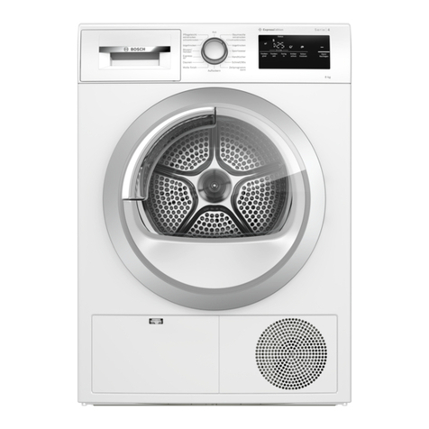 Bosch WTH85VH3 User manual and installation instructions