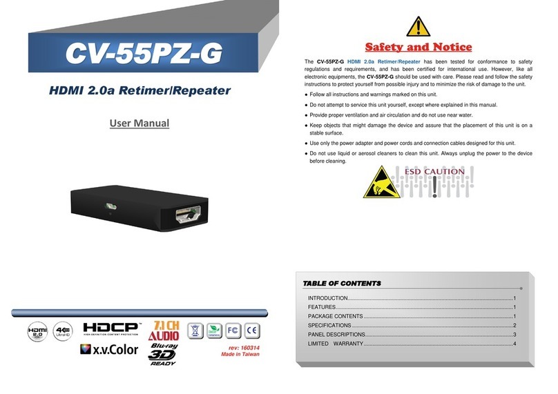 GoMax Electronics CV-55PZ-G user manual