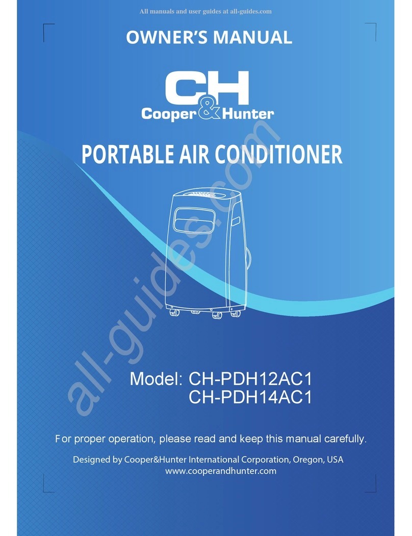 Cooper & Hunter CH-PDH12AC1 User manual